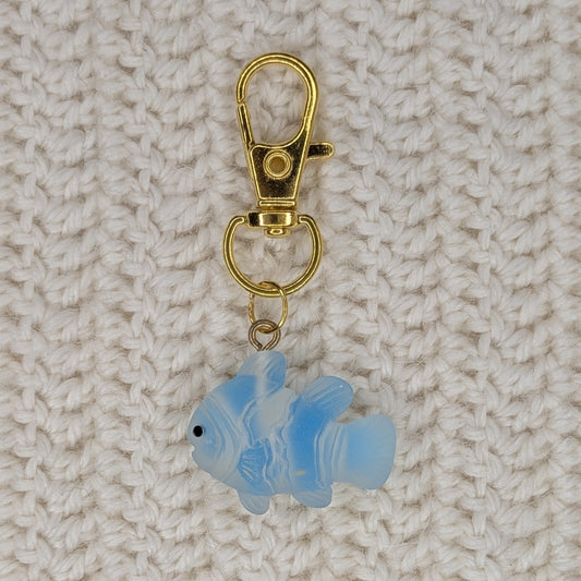 Marqueur de maille Poisson Bleu – Crochet, Tricot & Porte-clés