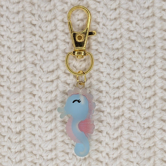 Marqueur de maille Hippocampe Pastel – Crochet, Tricot & Porte-clés
