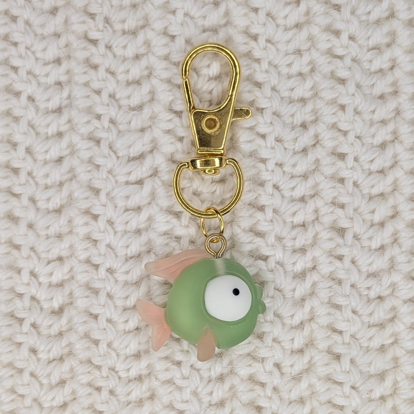 Marqueur de maille Poisson Vert – Crochet, Tricot & Porte-clés