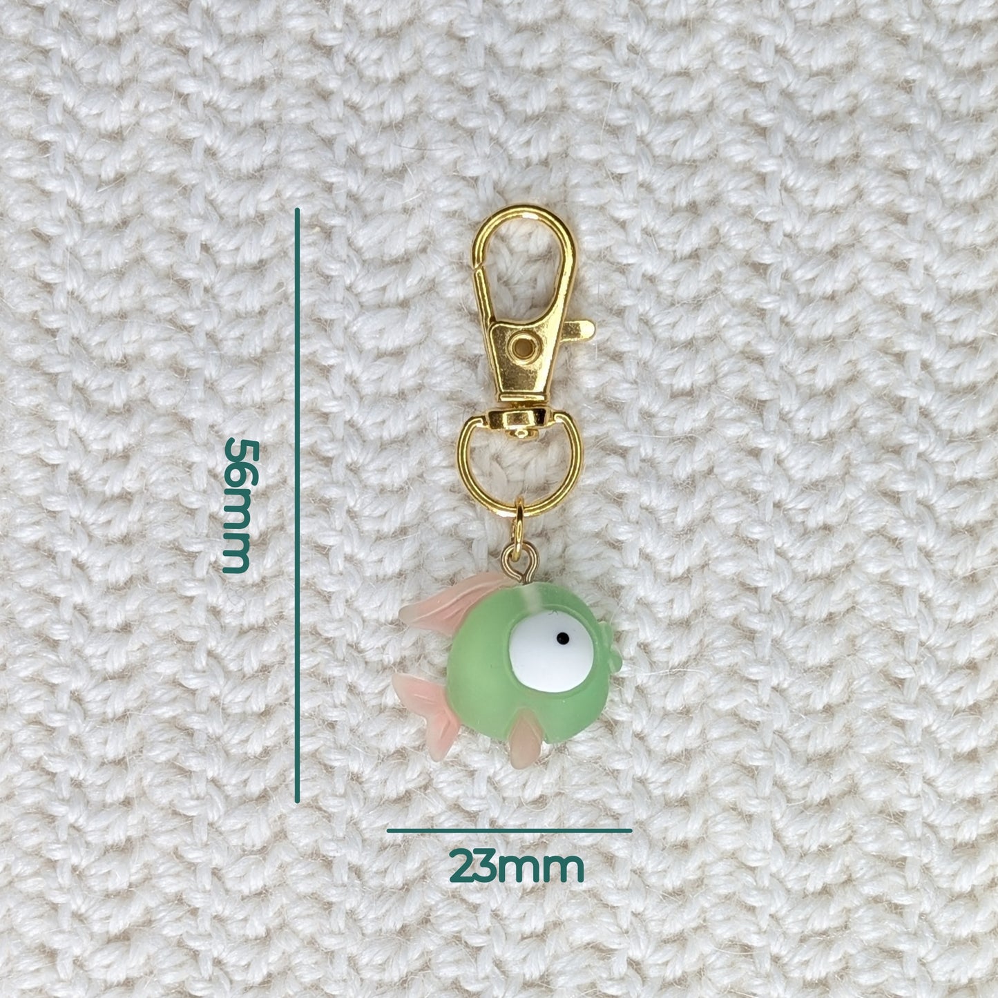 Marqueur de maille Poisson Vert – Crochet, Tricot & Porte-clés