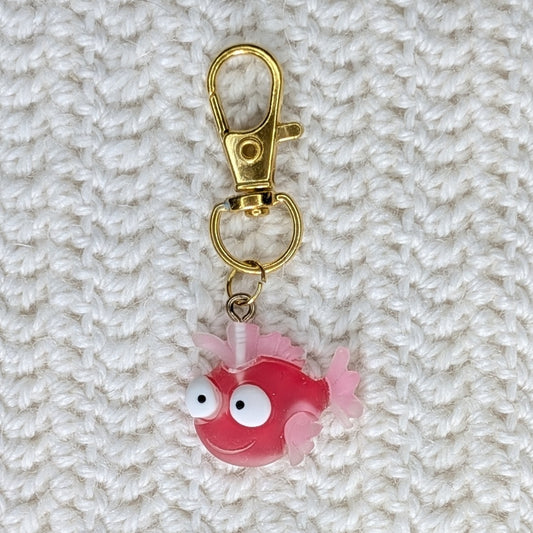 Marqueur de maille Poisson Licorne Rose – Crochet, Tricot & Porte-clés