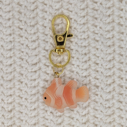 Marqueur de maille Poisson-clown – Crochet, Tricot & Porte-clés
