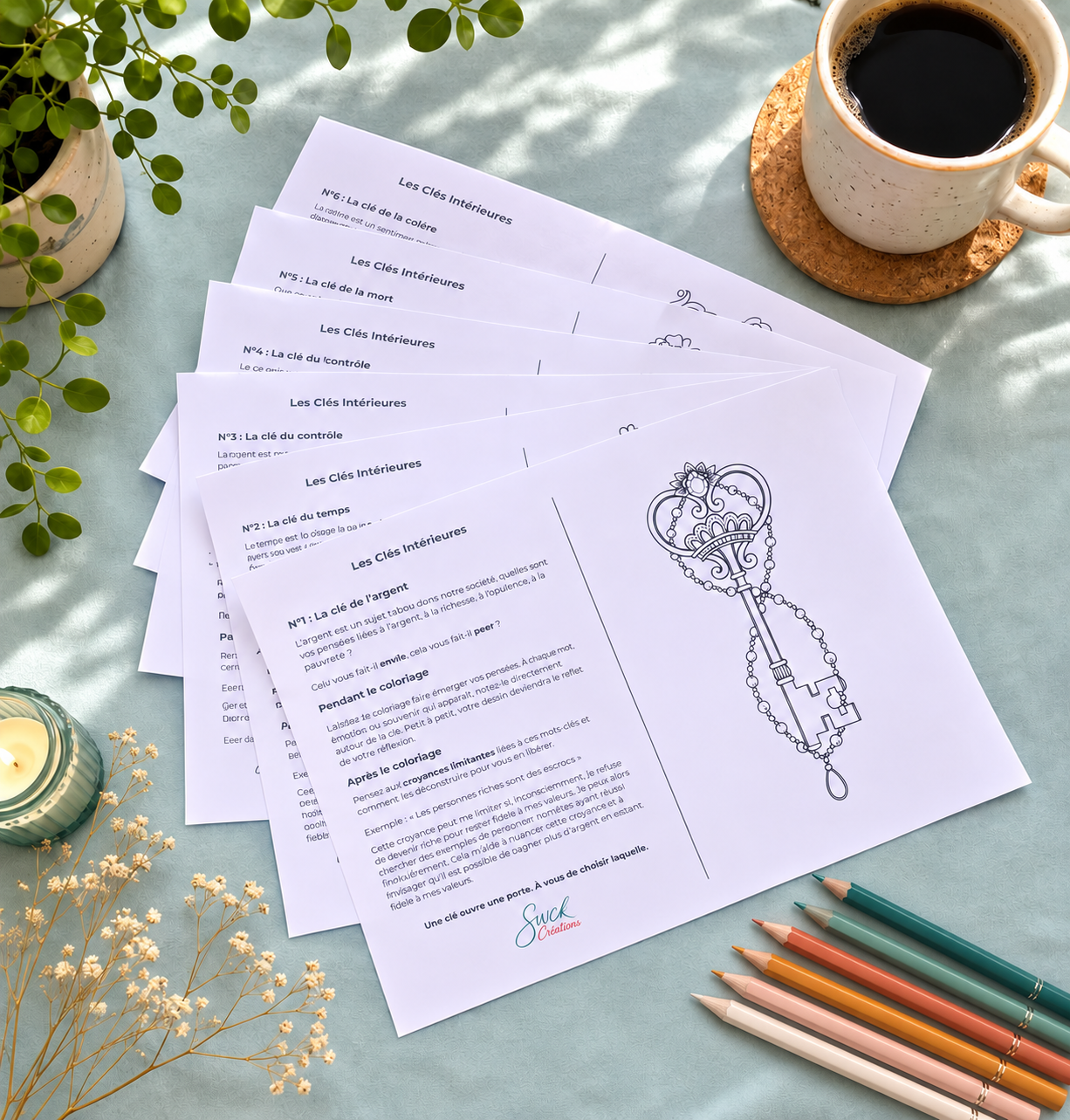 Coloriages de réflexion pour adultes – Les Clés Intérieures